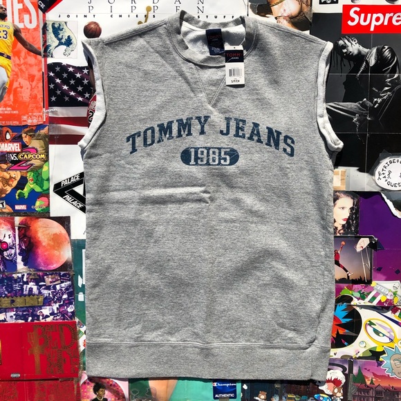 Tommy Hilfiger Other - Vintage 90’s Tommy Jeans Sleevless Grey Sweater